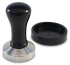 Tamper-58mm Dutch Coffee And Co Espresso Stainless Steel Base Solid Wood Handle Stand 636160908575