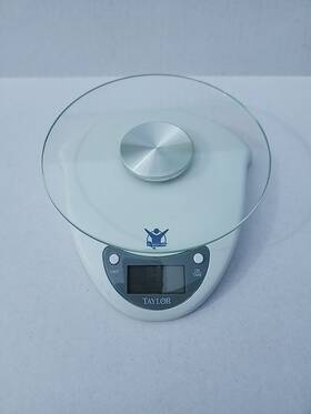 3831wh Taylor Digital Glass Top Scale