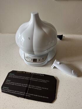 The Hannon Group Gr300-1 Roasted Garlic Express Rge 800 Electric Countertop White Tested Works