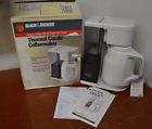 Tcm401 Thermal Decker Carafe Coffeemaker Pot Black White Coffee Nos