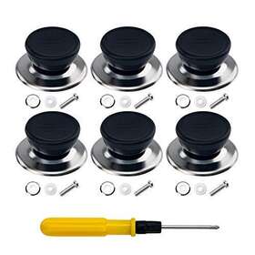Threeboys 191171163806 6pcs Pot Lid Knobs Universal Kitchen Cookware Replacement Pan Holding Ha