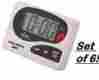 Timd-hm-6-fba-x Update International 6 Digital Timers Timd-hm Hour Minute With Clip And Magnet 702563869277