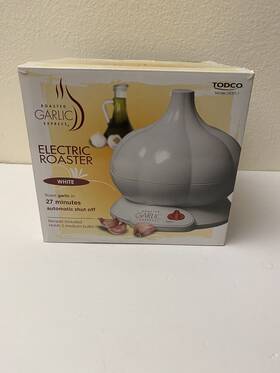 Gr301-1 Todco Electric Roasted Garlic Express White