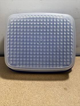 1295-5 Tupperware Vintage Season N Serve Marinade Blue #1295-5 Usa