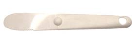 3307a Tupperware #3307a Sandwich Spreader Spatula Serrated Edge Nylon White Usa