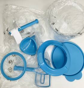 C008764 Tupperware Power Chef Incomplete Parts Only Blue