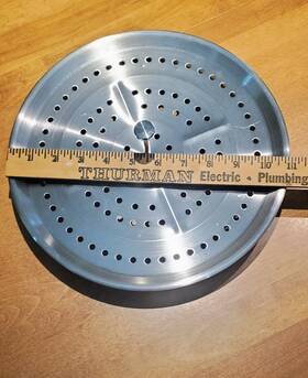 Uxcell 602451358305 Kitchen Stainless Steel Steaming Rack Tray Stand Silver Tone 11 Inch Diameter
