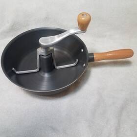 Vkp1215 Victorio Deluxe Nut Roaster Cast Aluminum Roast 2 Cups/batch Gray