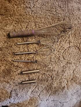 Vollrath 706919847438 Lot Of 6 Wisks 14 Inch French Whip Stainless Steel With Nylon Handle
