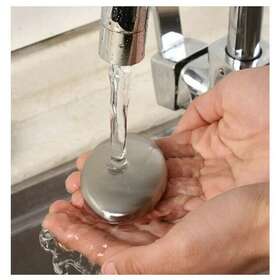 Voss 841659107906 Stainless Steel Soap Kitchen Bar Odor Remover Garlic Deodorize Gadget Tools/grey