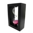 Vs-1004-156 Vstoy Wooden Frame Minutes Hourglass Sand Timer Black 519641708829