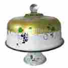 Wc222008 Golden Hill Studio Grapes N Vines Cake Stand 878691003507