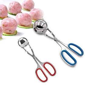 Wedfeir 939130148686 2 Pcs None-stick Meat Ballers With Anti-slip Handles Stainless Steel Ba