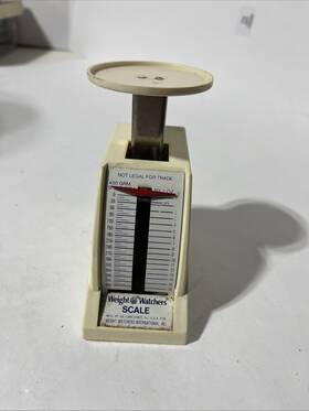 Weight Watchers Cond.a15 Vintage Food Micro Scale Measures Grams And Ounces Good