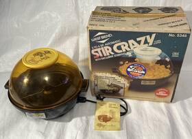 82306q West Bend Stir Crazy 6 Quart Electric Popcorn Popper No.5346 With Box