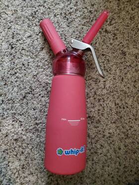 Sv-pro40t Whip It Whipped Cream Maker Pink. .25 L
