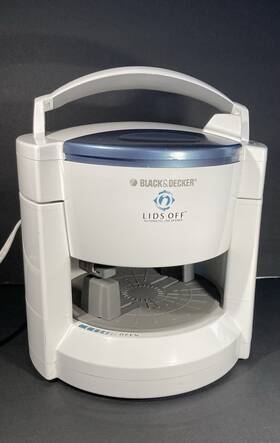 Jw200 White Black And Decker Lids Off Automatic Electric Jar Opener Type 1 White. Tested