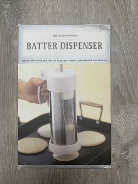 7091101 Williams-sonoma Batter Dispenser Perfect Pancakes Waffles Madeleines Muffins