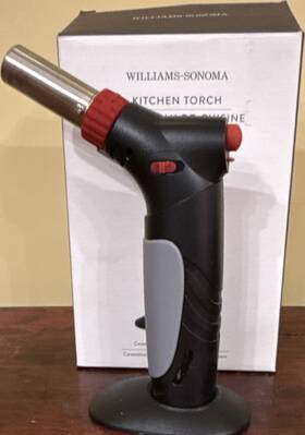 Williams-sonoma 931.80.0912 Williams-sonoma Kitchen Torch Black/gray With Red Accents Plastic And Metal
