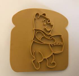 Wilton 070896119513 Disney Winnie The Pooh Toast Marker Cookie Stamp Vintage 90s Cake Co