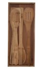 Wp93 Natural Home Back To School Bamboo 7pc Kitchen Tool Set With Tray 711473401460