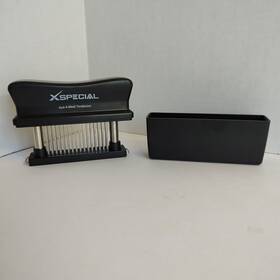 Just-4-meat Xspecial X00149tlsj Tenderizer Tool Black Bpa Free 48 Stainless Steel Blades