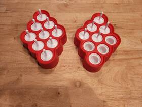 Zk115 Zoku 2x Mini Ice Pop Molds Cream Homemade Popsicles New