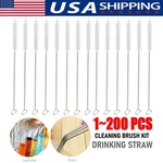 Nylon Straw Cleaner Cleaning Small Brush For Drinking Pipe Tube Baby Milk Bottle. Fixed Price $23.91.