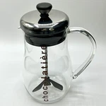 Bodum Chocolatier Hot Chocolate Froth Mixer Glass Pitcher Pot 34OZ. Fixed Price $25.00.