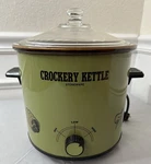 Avocado Vintage Kmart Crockery Kettle Stoneware See Details Description. Fixed Price $19.99.
