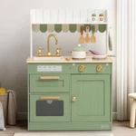 Robud Wooden Pretend Play Kitchen Set Toy With Cutting Food Kids Gift For 3+. Fixed Price $89.99.