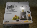 Pampered Chef Deluxe Cooking Blender Smoothie Cup & Adapter #100195. Fixed Price $37.00.