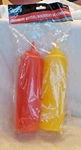 Cooking Concepts 2PCS Condiment Bottle's Ketchup & Mustard. Fixed Price $6.00.