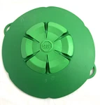 Kuhn Rikon Kochblume Boil Spill Stopper Lid 10.5" Silicone Cover Green. Fixed Price $7.18.