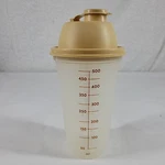 Vintage Tupperware Quick Shake Bottle Blender Cup Mixer Flip Top Insert 844-3. Fixed Price $19.93.