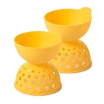 Oxo Good Grips Silicone Egg Poacher 2 Pack. Fixed Price $21.99.