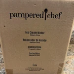 Pampered Chef Ice Cream Maker #1534 Nib. Fixed Price $36.00.