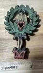 Vintage Cast Iron Trivet John Weight Eagle With Laurel Wreath Hand Painted 266. Fixed Price $12.75.