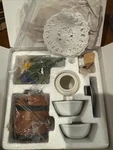 Brand New American Girl Doll Addy Ice Cream Set In Box Freezer Maker Pie Dishes. Fixed Price $129.00.