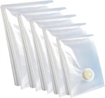 5 Pack Vacuum Storage Bags Space Saver Set No Pump Needed Extra Large. Fixed Price $23.90.