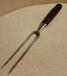Victorinox Double Tine Carving Fork Riveted Wooden Handle 11". Fixed Price $39.99.