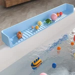 Aqqwxyq 2.6FT Silicone Bathtub Splash Guard Kids Water Barrier Blue. Fixed Price $41.46.