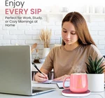 Electrical Coffee Warmer Set( Ceramic Mug,heater Plate & Spoon). Fixed Price $23.00.
