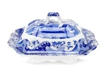 Spode Blue Italian Collection Vegetable Dish & Cover, 12" Serveware - White. Fixed Price $169.35.