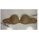 Women Nude Silicone Stick Strapless Bra No Show Backless Adhesive Cup. Fixed Price $22.00.