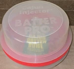 Chef Reece Williams Cajun Injector Batter Pro Bowl Set Lid Vtg Red. Fixed Price $24.99.