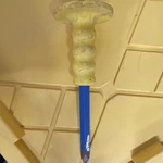Dasco Target Guard Point Chisel Steel Blade Yellow Plastic Handle Blue. Fixed Price $10.00.