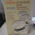Sunbeam Vista Professional Wilkinson Food Processor 5 Blade Assortment Nos 84071. Fixed Price $14.99.
