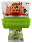 Lekue Steam Case Medium Microwave And Oven Safe Green Made Spain. Fixed Price $29.95.