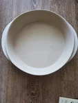 Pampered Chef 1395 Family Heritage Stoneware Vanilla 8" Mini Baker. Fixed Price $30.00.